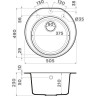 Мойка OMOIKIRI MIYA 50R-WH Tetogranit/белый 4993506