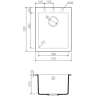 Мойка OMOIKIRI BOSEN 41-BL Tetogranit/черный 4993141
