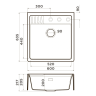 Мойка OMOIKIRI KINOKAWA 60-WH Artceramic/белый 4997463