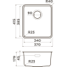 Мойка OMOIKIRI OMI 37-U/I ULTRA GB нерж.сталь/графит 4997416